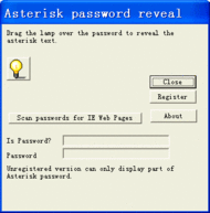 Asterisk Password Reveal screenshot